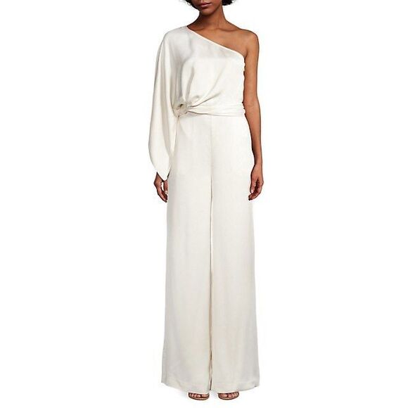 Ramy Brook Simone One-Shoulder Jumpsuit US 2 $595 - Picture 2 of 9